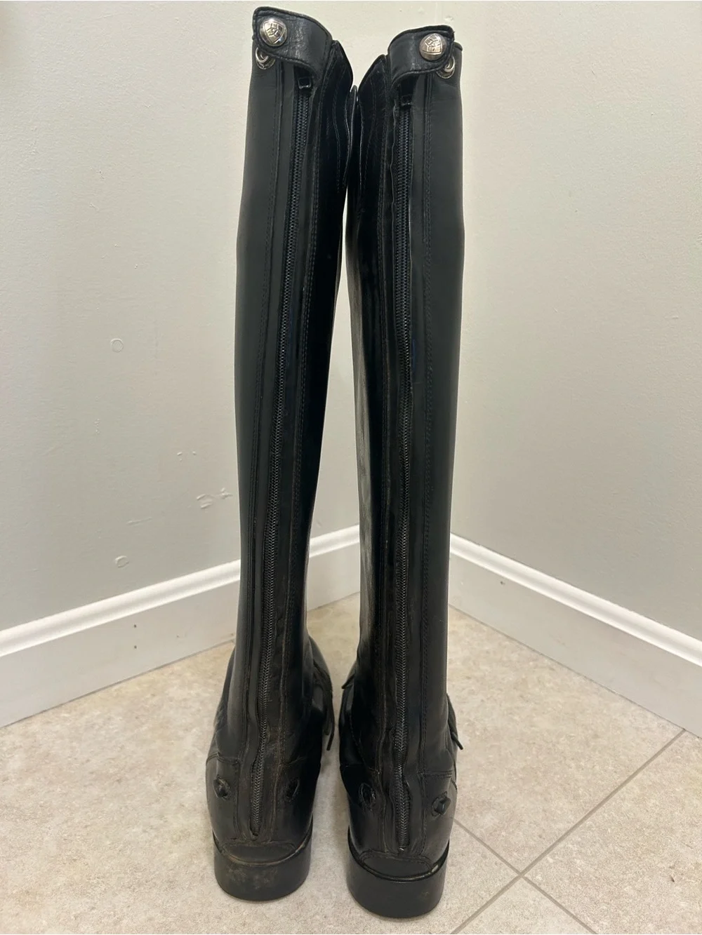 Ariat Black Over-The-Knee Lace-Up Riding Boots